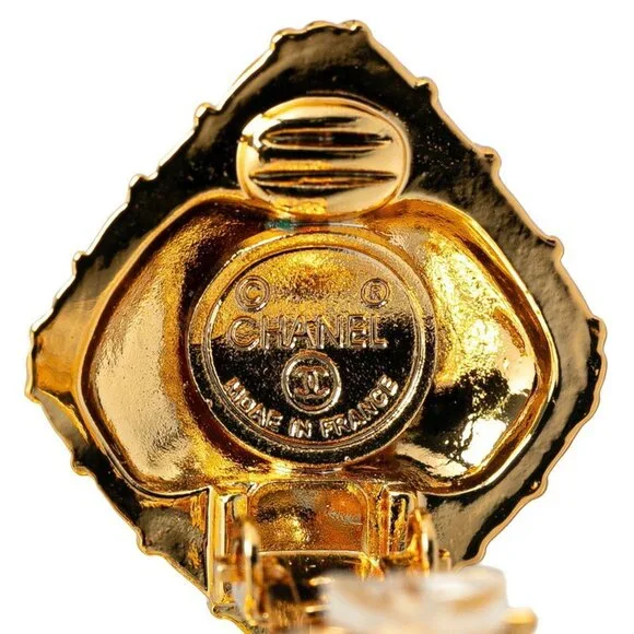 CHANEL Authentic Gold Earrings